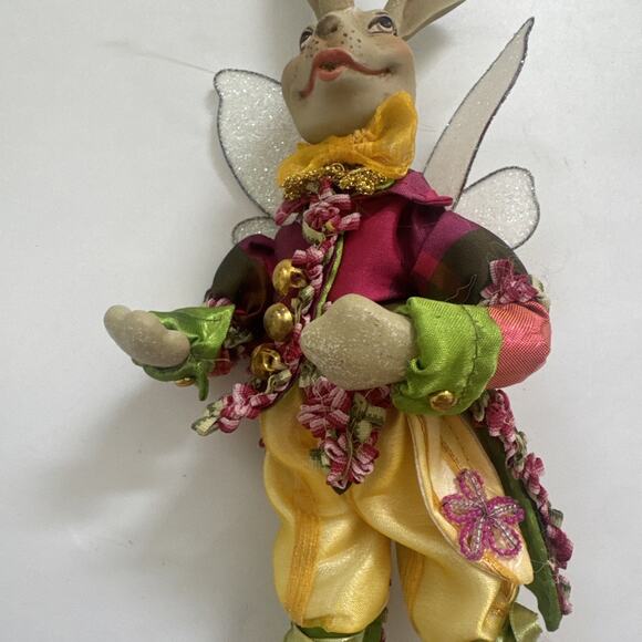 Mark Roberts Easter Bunny Fairy 51-81920 1049 of 2500 Figurine 11.5"‎ POSEABLE - Picture 6 of 10
